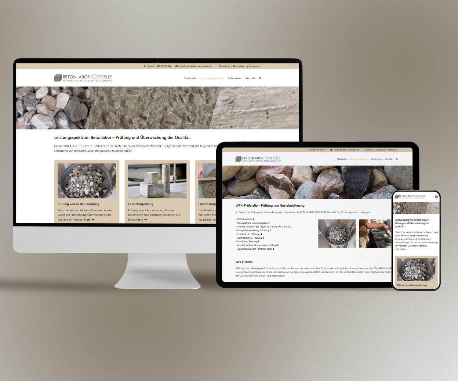 Betonlabor Süderelbe